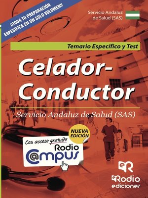 cover image of Celador-Conductor. Servicio Andaluz de Salud (SAS). Temario Específico y Test